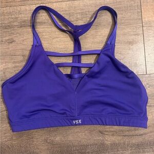 VSX Strappy Purple Sports Bra